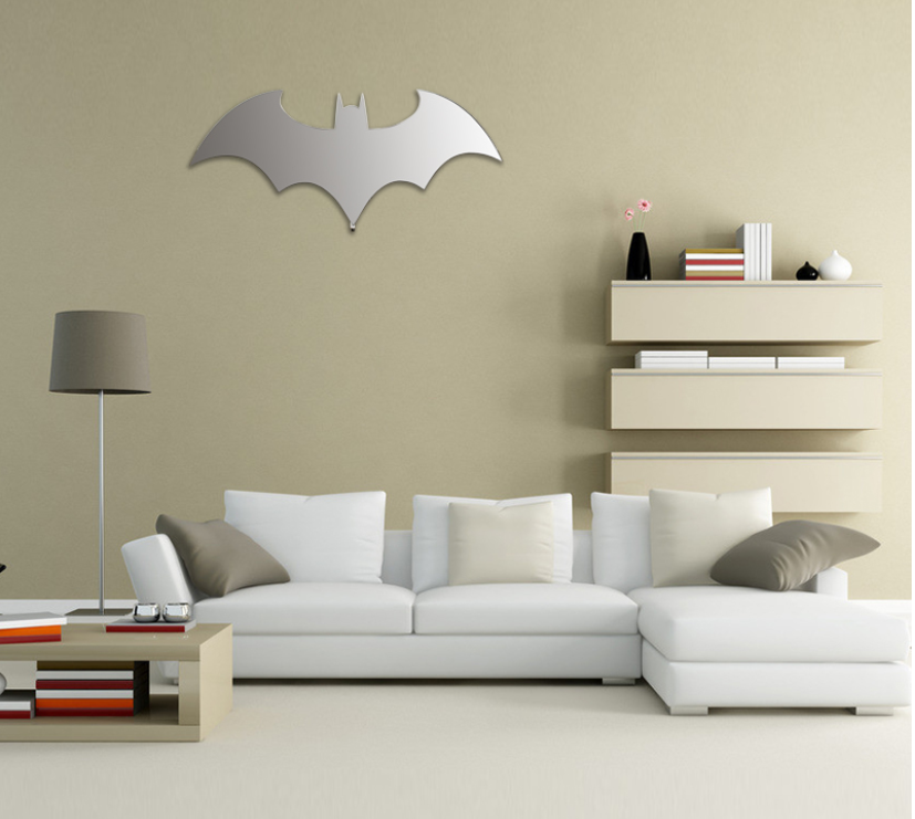 Batman Mirror Table Lamp with LED Wall Light