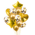 12-Inch Transparent Star Balloon Set for Parties