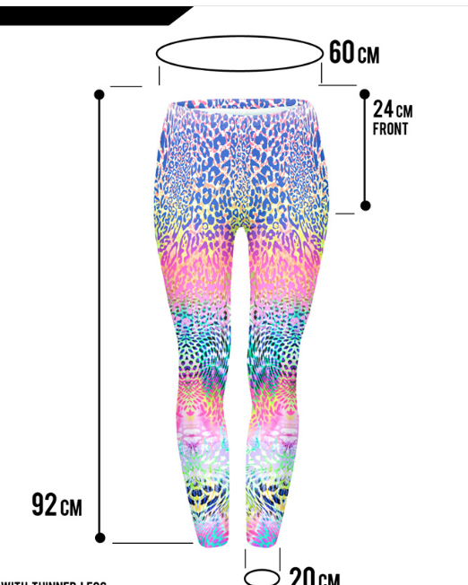 Irregular Digital Print Sports Pants, Breathable Capris