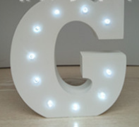 Wooden Letter LED Decor Light