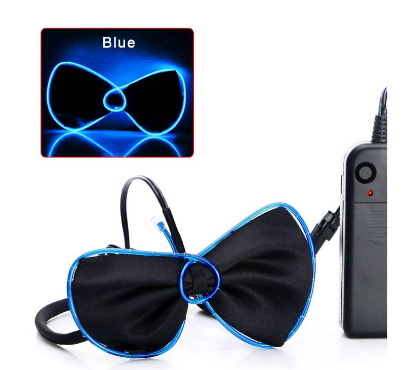 LED Sequin Bow Tie and Light-Up Tie