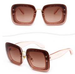 Stylish Large Frame Kids' Sunglasses, High Quality