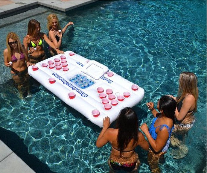 Adult Inflatable Beer Drink Float with Cup Holders