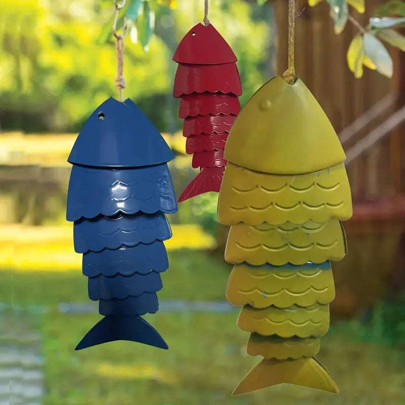 Colorful Kois Fish Wind Chime Pendant for Home Decor