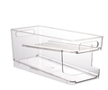 Automatic Rolling Refrigerator Organizer Bins for Drinks