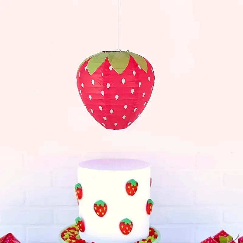 Colorful Strawberry Lantern for Home Decor