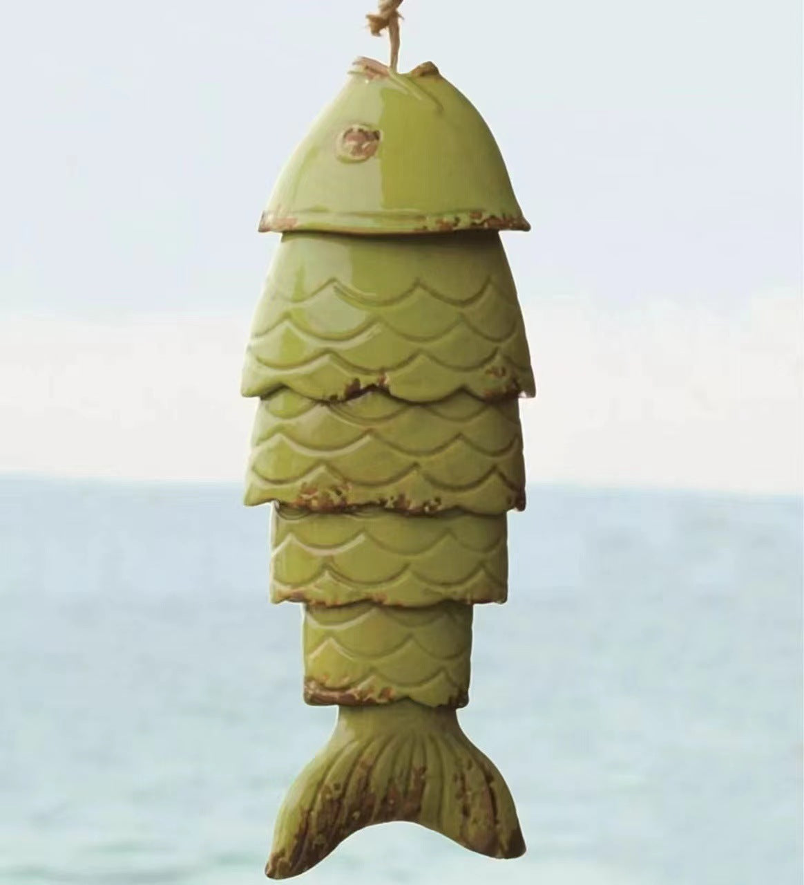 Colorful Kois Fish Wind Chime Pendant for Home Decor