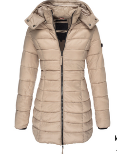 Women's Midi Lightweight Quilted Jacket (Single Piece)