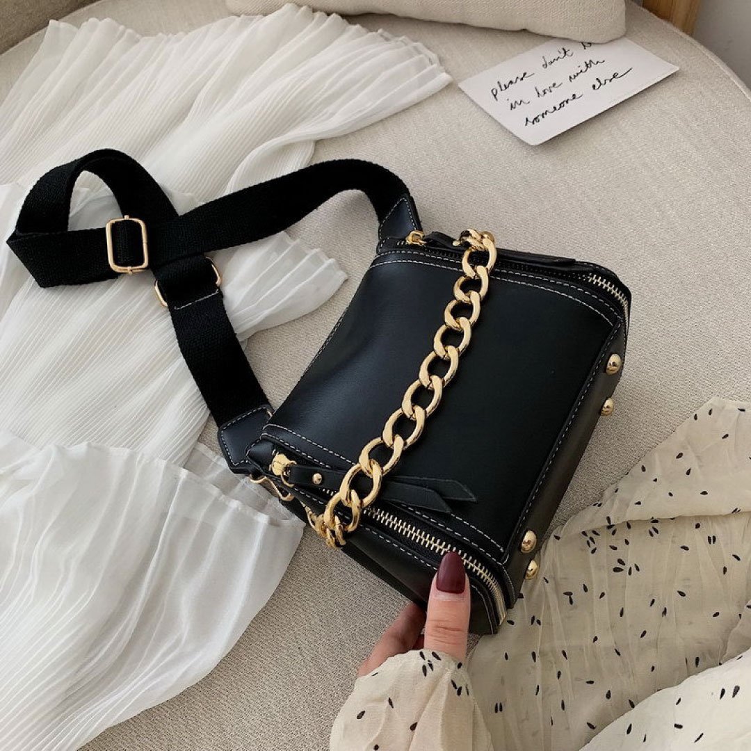 Atty Shoulder Bag-Vegan Leather