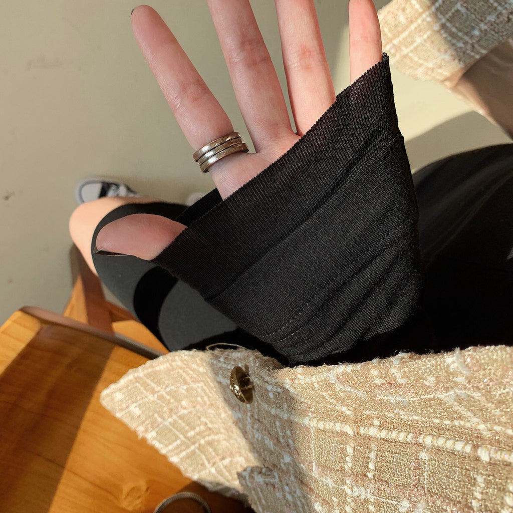 Off-Shoulder Dress and Base Dress Combination