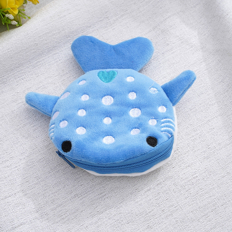 Cute Cartoon Shark Coin Purse for Kids
