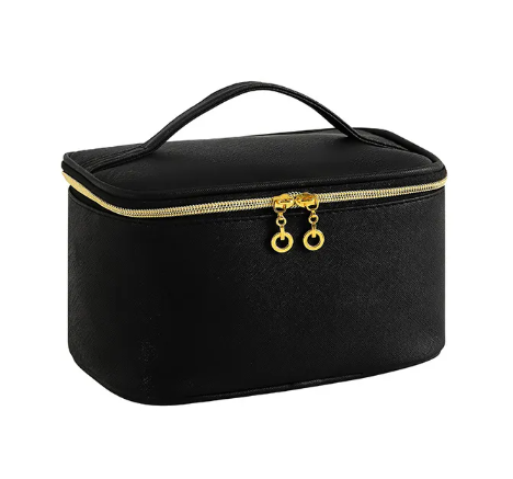 Large Capacity PU Leather Cosmetic Storage Bag