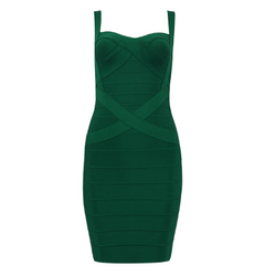 Women's Dress, Sexy Bodycon Green Dress