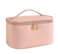 Large Capacity PU Leather Cosmetic Storage Bag