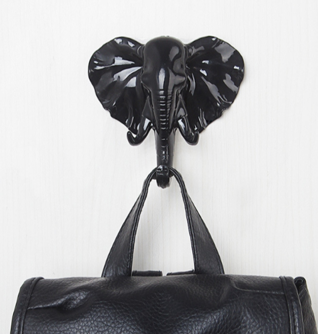 3D Animal Shape Wall Hooks, No-Trace Adhesive Hooks