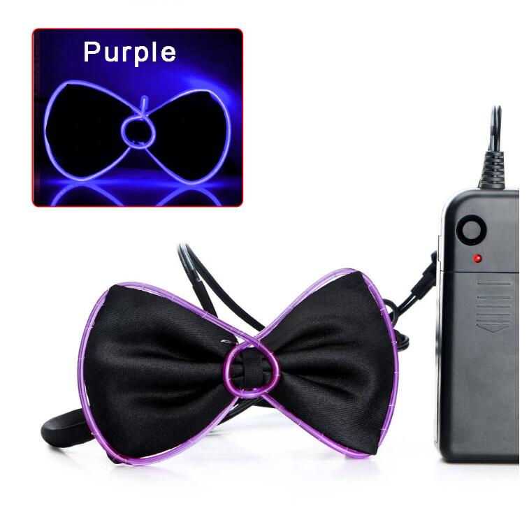 LED Sequin Bow Tie and Light-Up Tie