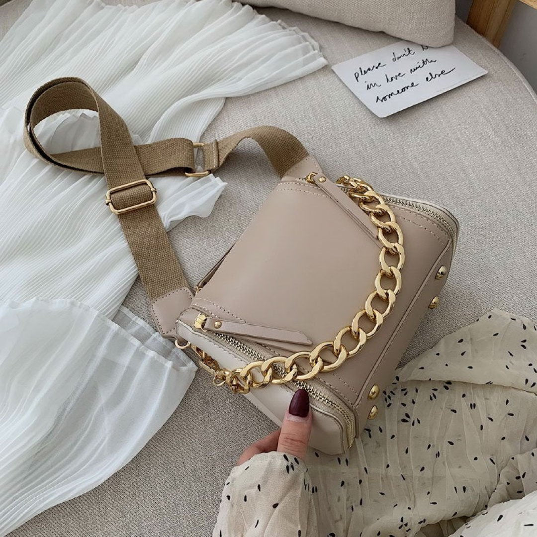 Atty Shoulder Bag-Vegan Leather