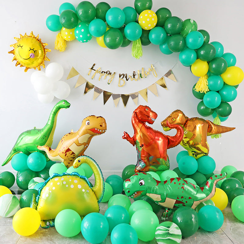 Dinosaur Theme Balloon Set for Boys' Birthday Party