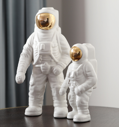 Astronaut Ceramic Decor - Nordic Minimalist Model (One)