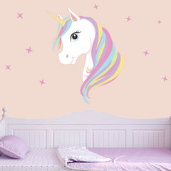 Unicorn Wall Stickers for Kids' Room Decor
