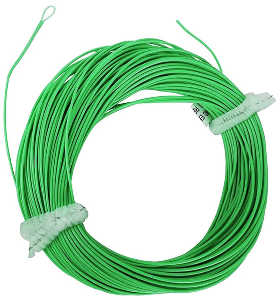 Aventik Fly Fishing Line Float Fishing Trout Line Exposed Loop(7F Moss Green)