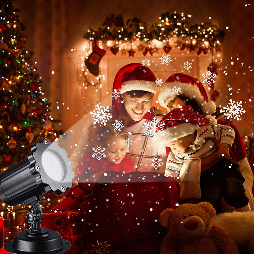 LED Snowflake Laser Projector for Christmas Decor