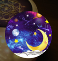 LED Night Light with Starry Sky for Bedroom Decor