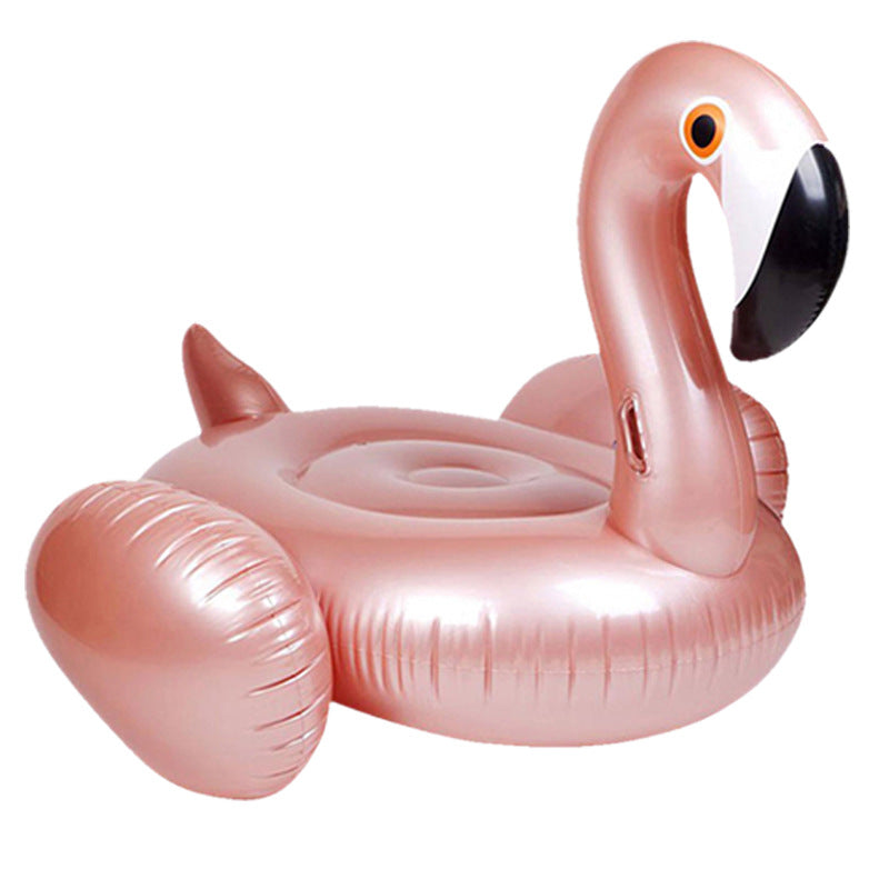 Inflatable PVC Flamingo Pool Float and Unicorn Ring