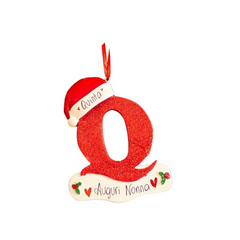 English Letters Christmas Letters Decorative Pendant