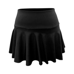 Sports Skirt with Pocket - Fake Two-Piece Tennis Culottes