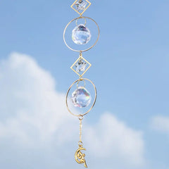 Rainbow Wind Chime Pendant Suncatcher Glass Ornament