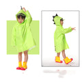 Kids' Creative Dinosaur Raincoat for Ages 2-6
