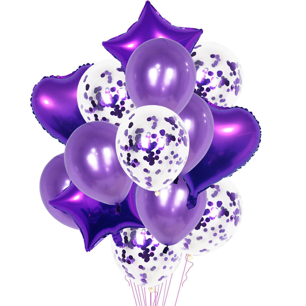 12-Inch Transparent Star Balloon Set for Parties