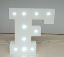 Wooden Letter LED Decor Light