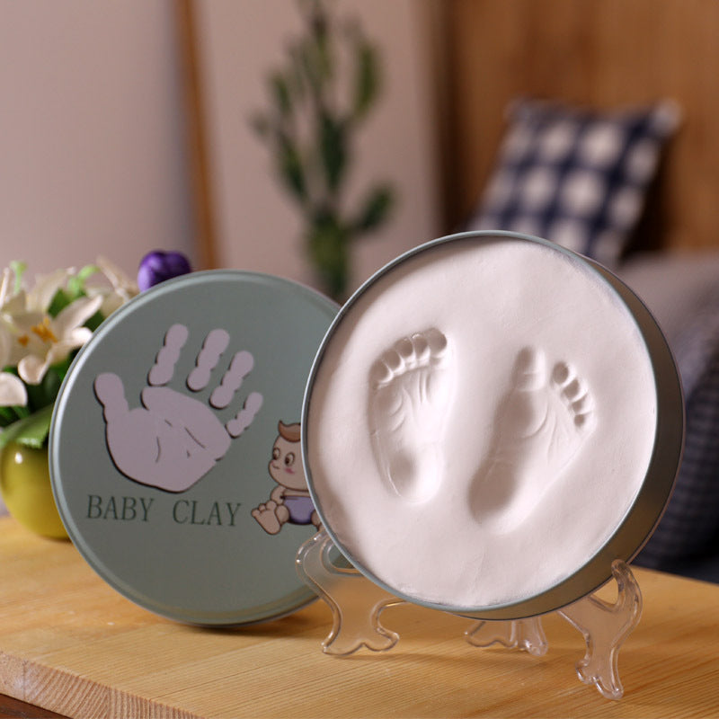 Newborn Baby Handprint and Footprint Clay Frame