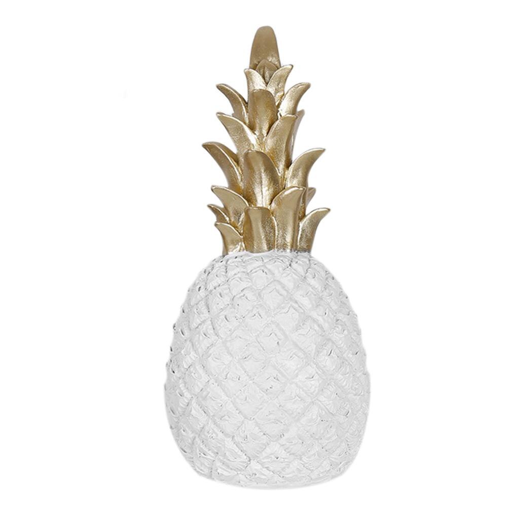 Gold Pineapple Resin Window Display Decor