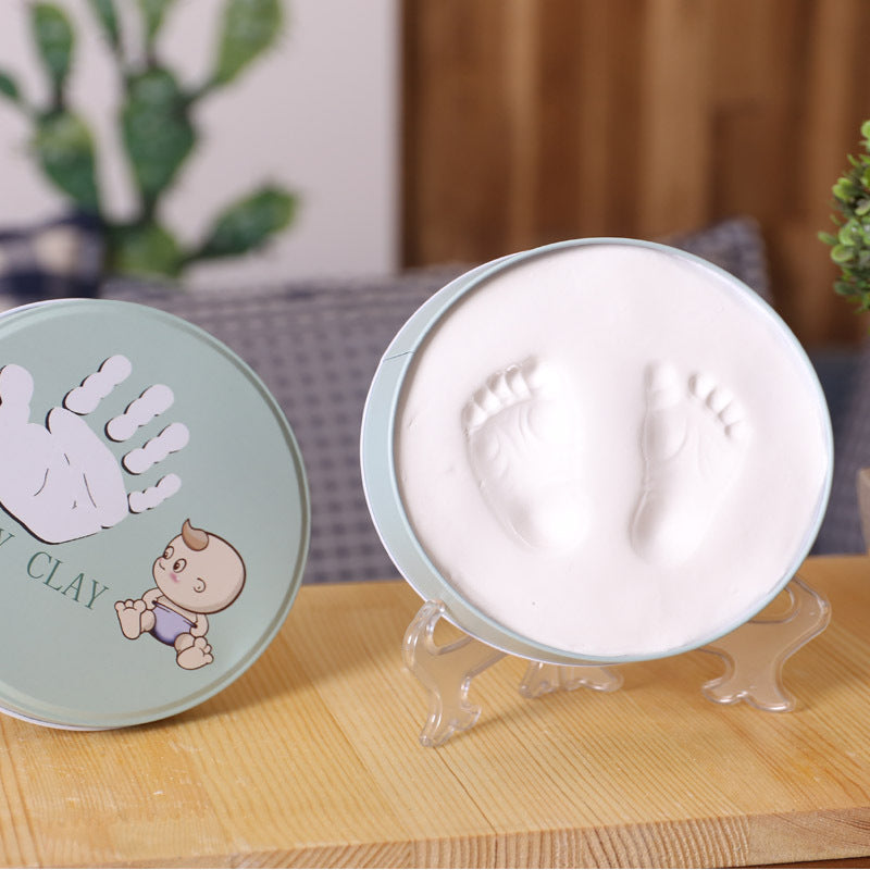 Newborn Baby Handprint and Footprint Clay Frame