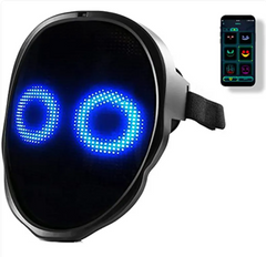 Full Color LED Luminous Face-Changing Halloween Party Mask