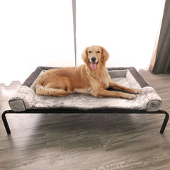 Pet Bed with Removable Washable Steel Frame for Dogs