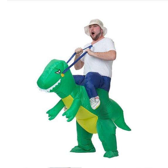 Inflatable Cartoon Doll Prop-Riding T-rex inflatable