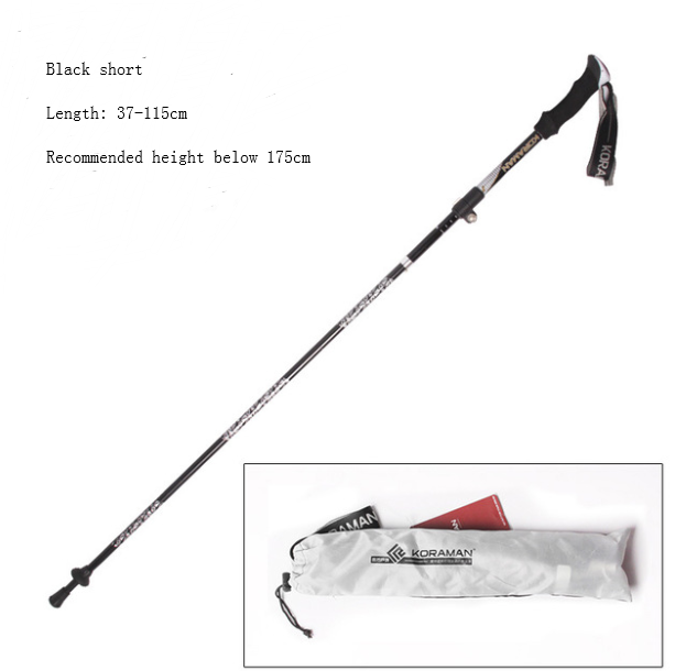 KORAMAN Lightweight Carbon Fiber Folding Trekking Poles