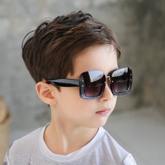 Stylish Large Frame Kids' Sunglasses, High Quality