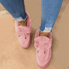 Winter Thick Sole Warm Slip on Shoes for Women