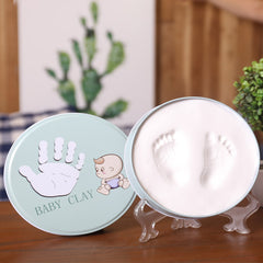 Newborn Baby Handprint and Footprint Clay Frame