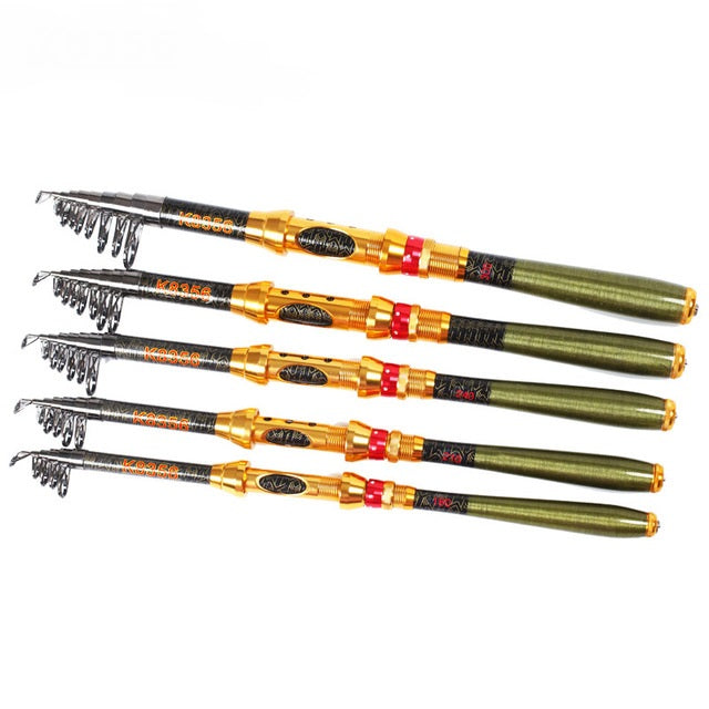 Carbon Telescopic Fishing Rod