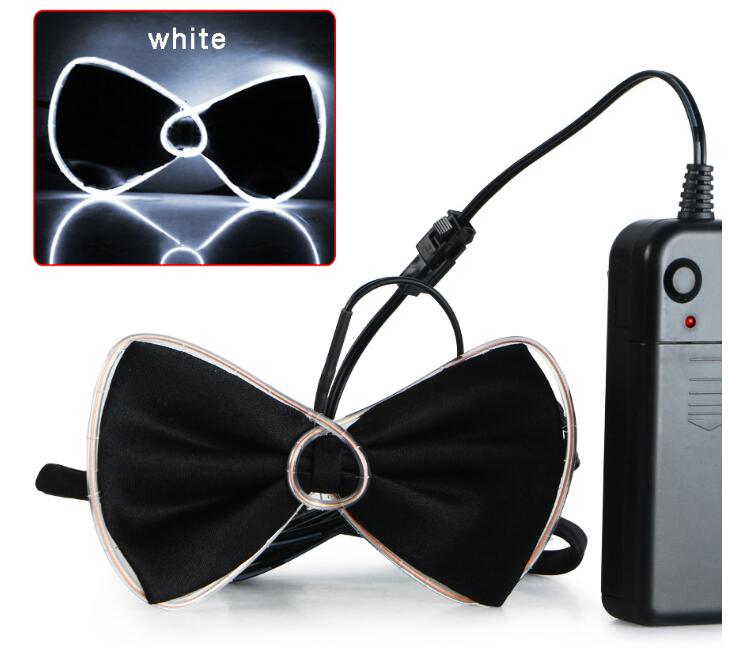 LED Sequin Bow Tie and Light-Up Tie