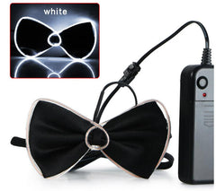 LED Sequin Bow Tie and Light-Up Tie