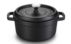 Handmade Cast Iron Pot, Dutch Oven, Soup Pot, Enamel Cookware