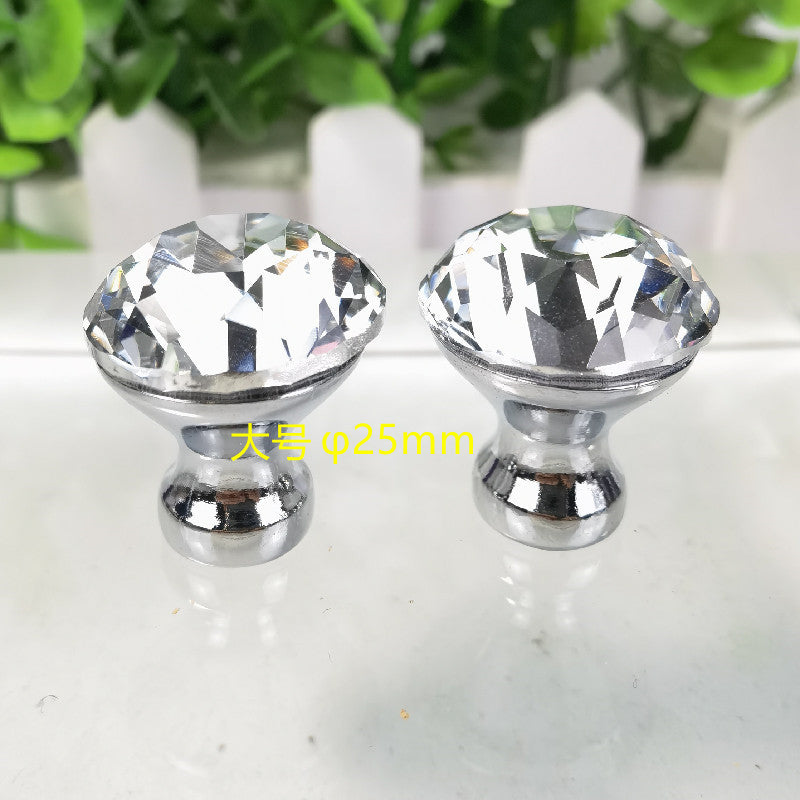 Diamond Crystal Drawer Handles for Makeup Tables (12-25mm)