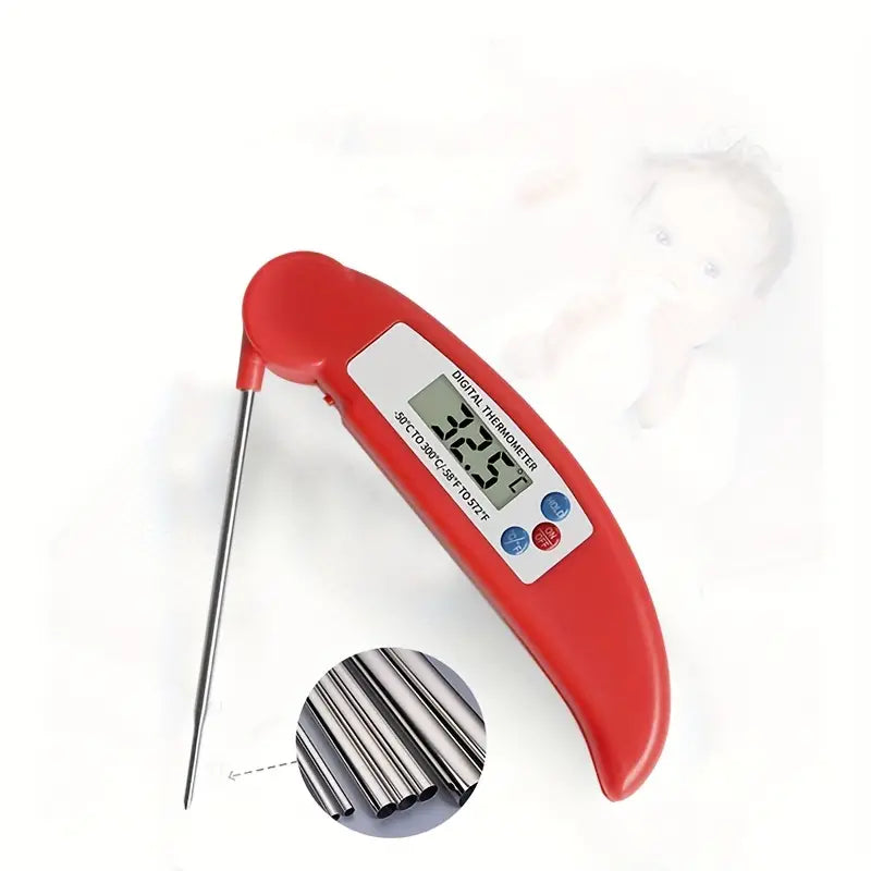 1pc Electronic BBQ Food Thermometer for Home Kitchen